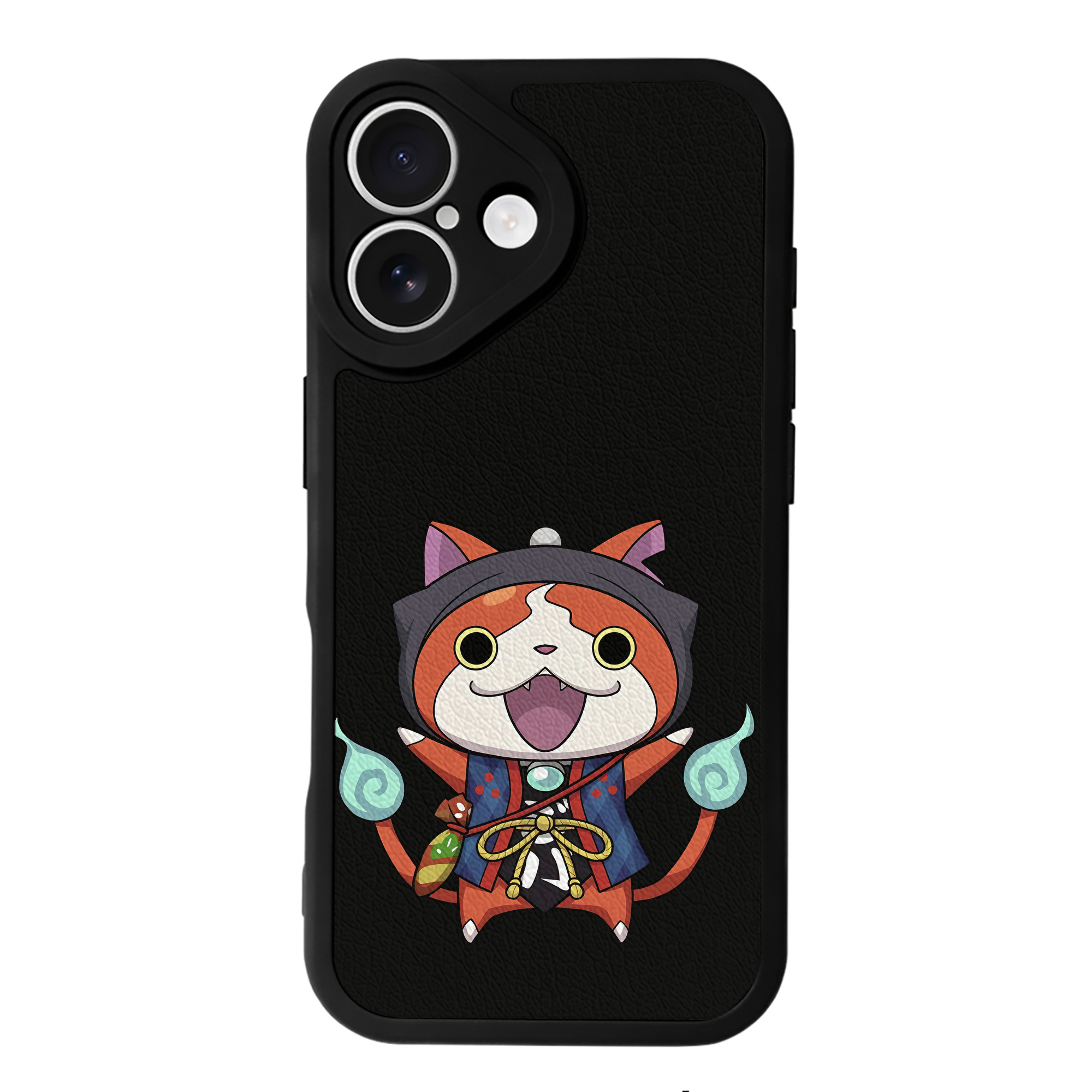 （画像用） 妖怪ウォッチ Yo-kai Watch 【iPhone 16シリーズ対応】シリコンスマホケース（レザー調） 材質：シリコン
